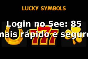 Login no 5ee: 85% mais rápido e seguro 📊